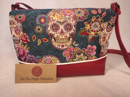 sac a main skulls fleuri - Image 2