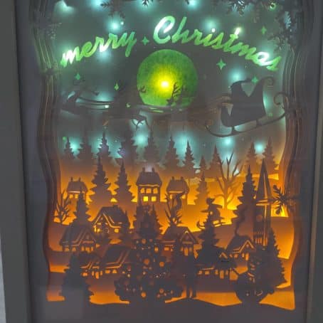 lightbox merry christmas