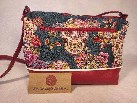 sac a main skulls fleuri - Image 3