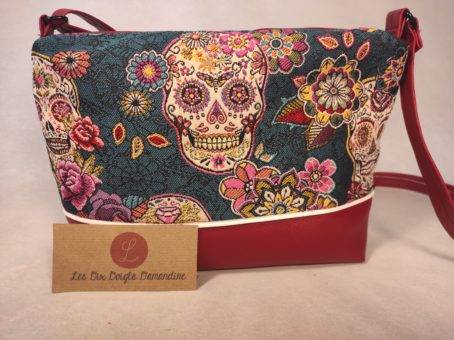 sac a main skulls fleuri - Image 2