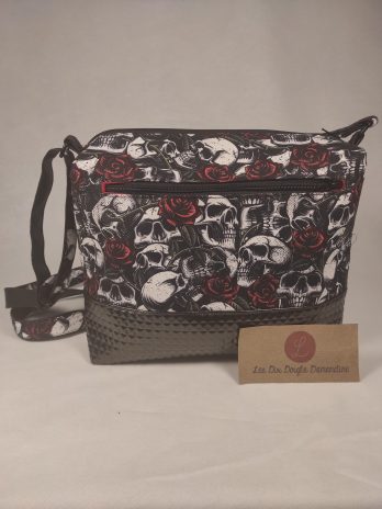 sac a main skull and roses