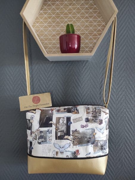 sac a main tissu Harry Potter