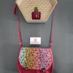 sac AnnSo framboise graphique