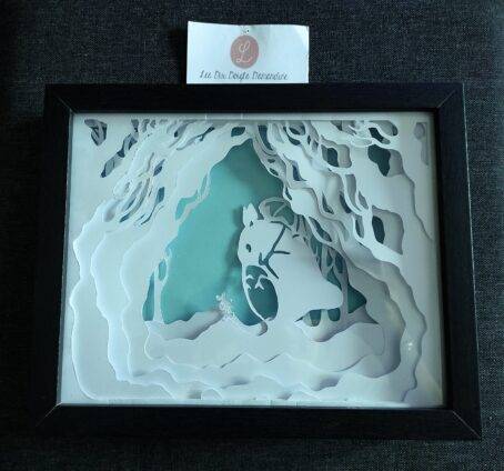 lightbox totoro et sa plante - Image 2